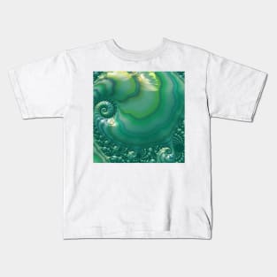 Pearlescent Spirals Kids T-Shirt